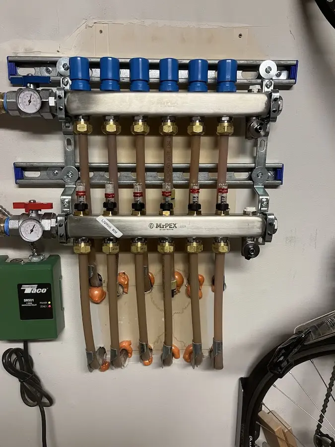 Plumber performing Leak Detection at a residential property in Huntington Woods